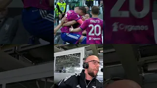 POV: the commentator reacts to Vlahovic volley 💥🤍🖤