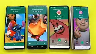 Incoming Call WhatsApp vs Fake Calls Samsung Z Fold vs Note10 vs BlackView vs Galaxy A72