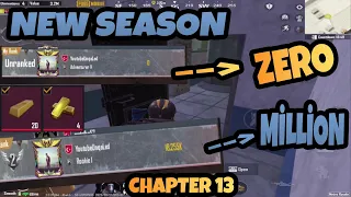 NEW SEASON - ZERO TO MILLIONS - PUBG METRO ROYALE CHAPTER 13