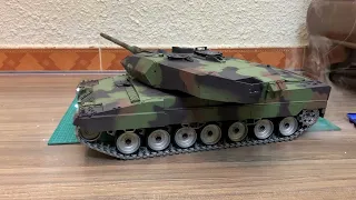 Chi tiết từ trong ra ngoài LEOPARD 2A6 Heng long 1:16