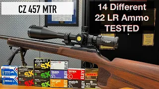 Top 5 22LR Ammo for the CZ457 MTR: 14 Different Ammo Tested