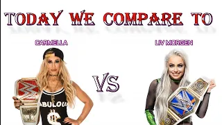 Carmella VS Liv Morgan | Liv Morgan VS Carmella Wrestling Statistics Comparison video |