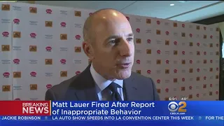 Matt Lauer Fired By NBC News Over Inappropriate Sexual Behavior