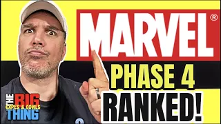 MARVEL PHASE 4 RANKED | Movies and TV | MCU | The Big Thing | Capes and Cowls