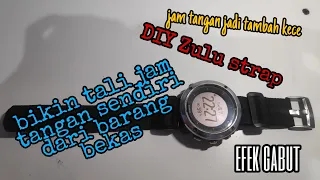 Bikin tali jam tangan (DIY Zulu strap) #zulustrap #suunto #suuntotraverse #suuntoindonesia