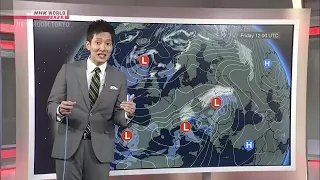 NHK Christmas Weatherings with Jonathan Oh and 3 day forecast Newsroom Tokyo 12/16/2022