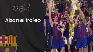 Alzan el trofeo de campeón | Playoff Final 2021