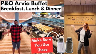 P&O Arvia Buffet - FULL TOUR & The Most DISAPPOINTING Dinner We've Had On The Ship