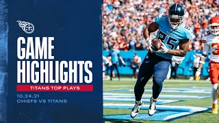 Titans Top Plays from Week 7 vs. Chiefs | Game Highlights