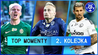 TOP MOMENTY 2. kolejki | Ekstraklasa | 2022/23 [Komentarz]