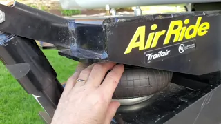 Replacing stock pin box with Trailair Air Ride pin box