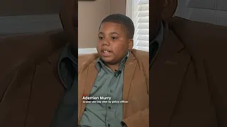 11-year-old boy speaks out after being shot by police officer