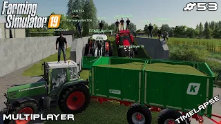 Silage harvest with small machines | Oberkrebach | Multiplayer Farming Simulator 19 | Episode 53