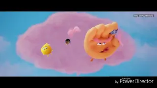 The emoji movie candy crush scene