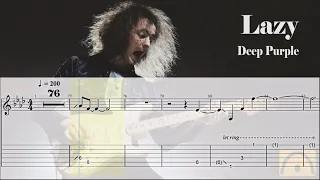 Lazy - Deep Purple | Guitar Tab