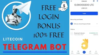 How to Earn free Litecoin Telegram Bot/Daily Bons😋/ With Withdrawal