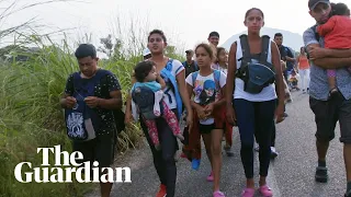 On the road with the migrant caravan