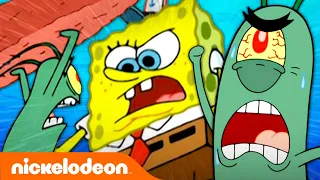 64 Times Plankton FAILED To Steal the Secret Formula 🍔  | SpongeBob | Nickelodeon Cartoon Universe