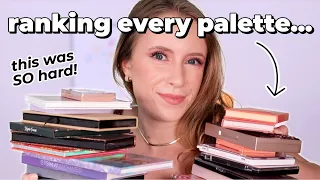 Ranking ALL MY PALETTES From WORST TO BEST! 2022