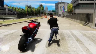 GTA 4 - Brutal Motorcycle Crashes Compilation (Euphoria Physics/Crazy Ragdoll)