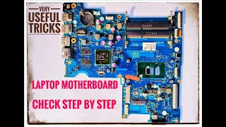 Step By Step Laptop Motherboard Checking Process | La-c921p No display | Schematic & Board View