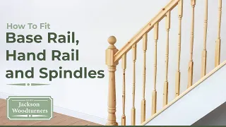 How To Fit A Base Rail, Hand Rail and Spindals