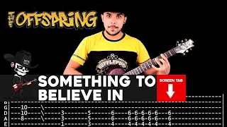 【THE OFFSPRING】[ Something to Believe In ] cover by Masuka | LESSON | GUITAR TAB