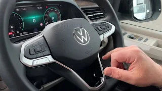 VW Multivan 2022 Cockpit In Depth
