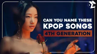 [KPOP GAME] CAN YOU NAME THESE KPOP 4TH GEN SONGS?