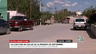 Lo ejecutan en calles de la primero de septiembre