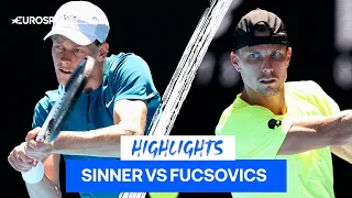 Epic comeback from Sinner in Five-Set Clash | Australian Open Highlights | Eurosport Tennis