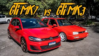 20 ANOS DE DIFERENÇA DE UM PARA OUTRO!!🔥😱 QUAL O MELHOR GTI?