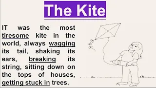 Learn english through story👉The Kite👈|English listening practice|Speak English |Short story