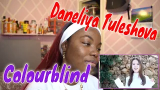 Daneliya Tuleshova / Данэлия Тулешова - Colourblind (Amber Riley cover)| REACTION (Part 3)