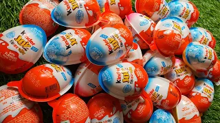 Yummy Kinder Surprise Egg Toys Opening - A Lot of Kinder Joy Chocolate ASMR | Part - 9