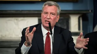 NYC Mayor Bill de Blasio's press conference on city's vaccination debacle and looming snow storm