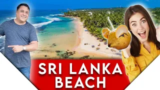 Sri Lanka Tourist Beach Sun, Sand, and Serenity || Exploring Sri Lanka's Coastal Gem"  #srilanka