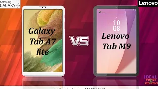 samsung galaxy tab A7 lite vs lenovo tab M9