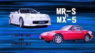 2000 Toyota MR-S (J) vs 1996 Mazda MX-5 NA Miata