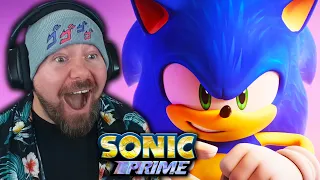 THE BLUE BLUR IS BACK! FIRST TIME WATCHING - Sonic Prime Episode 1 REACTION