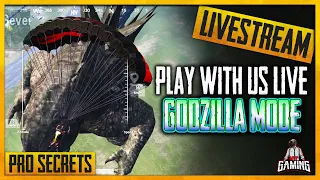 Pubg Mobile Godzilla vs Kong Gameplay With Commentary (LIVE) | New Event Mode – Update 1.4