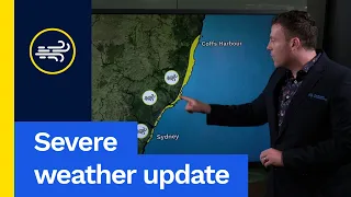 Severe Weather Update 9 April 2024: Damaging winds for the NSW coast