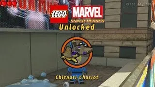 Lego Marvel-Unlock Chitauri Chariot+Gameplay-2nd Heimdall mission
