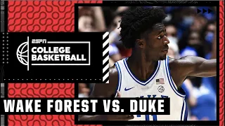 Wake Forest Demon Deacons at Duke Blue Devils | Full Game Highlights