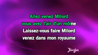 Karaoké Milord - Edith Piaf *