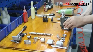 How to assemble the floating spools on P40 monoblock control valves for agriculture machines