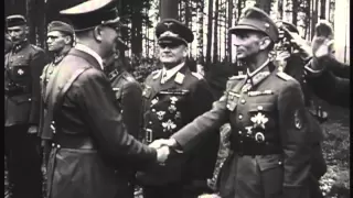 Визит Гитлера в 1942 г в Финляндию Маннергейм Marshal Carl Gustav Mannerheim And Hitler in Finland