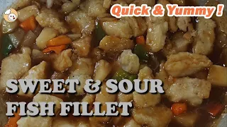 SWEET & SOUR FISH FILLET | HOW TO COOK QUICK & YUMMY SWEET & SOUR FISH FILLET | SARAP CUISINE