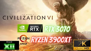 Sid Meier's Civilization VI: Benchmark DX12 RTX3070+R3900XT