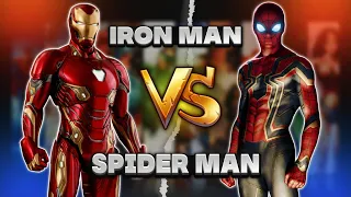 Iron Man 🦸🏻 VS 🦹🏻 Spider Man (Iron spider) 🔥✨